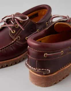 Timberland Men's 3-Eye Classic Boat Shoe Brown -American Eagle Fashion 7213 7600 200 d2