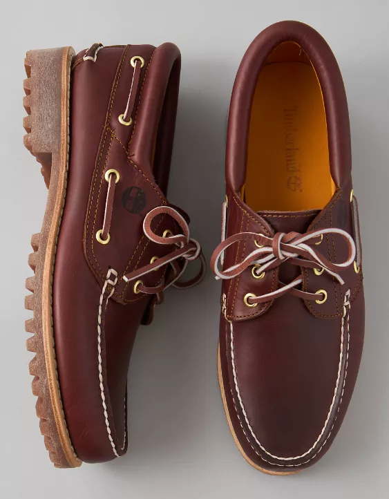Timberland Men's 3-Eye Classic Boat Shoe Deep Burgundy 3 Timberland Men's 3-Eye Classic Boat Shoe Deep Burgundy - Image 3