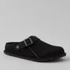 Birkenstock Men's Lutry Suede Sandal Black