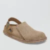 Birkenstock Men's Lutry Suede Sandal Taupe