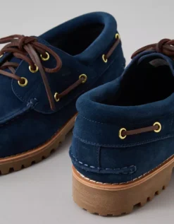 Timberland X AE Indigo Suede Boat Shoe Navy -American Eagle Fashion 7213 7734 410 d2