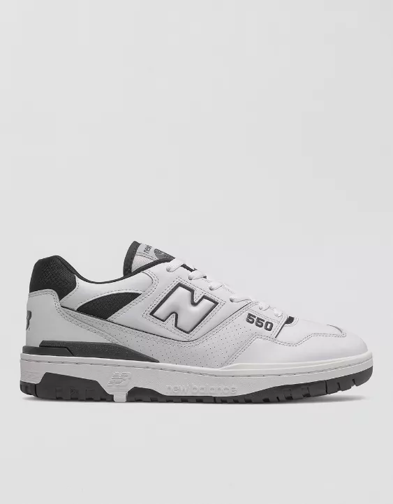 New Balance Men's 550 Sneaker Black 3 New Balance Men's 550 Sneaker Black - Image 3