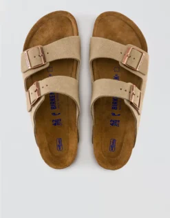 Birkenstock Men's Arizona Soft Footbed Sandal Sand