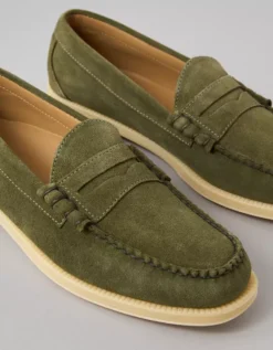 G.H. Bass Men's Larson Weejun Loafer Green -American Eagle Fashion 7213 7779 300 d1