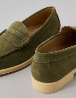 G.H. Bass Men's Larson Weejun Loafer Green -American Eagle Fashion 7213 7779 300 d2