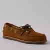 G.H. Bass Men's Hampton Leather Boat Shoe Tan