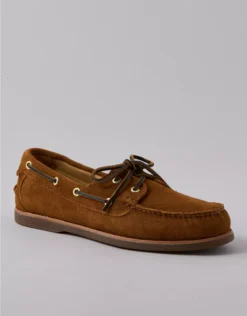 G.H. Bass Men's Hampton Leather Boat Shoe Tan