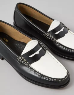 G.H. Bass Men's Larson Weejun Loafers Black -American Eagle Fashion 7213 7813 001 d1