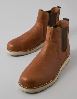 Timberland Men's Redwood Falls Chelsea Boot Brown -American Eagle Fashion 7213 7817 200 d1