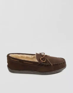 Minnetonka Pile-Lined Hardsole Slipper Chocolate 5 Minnetonka Pile-Lined Hardsole Slipper Chocolate -American Eagle Fashion 7213 9879 285 d2