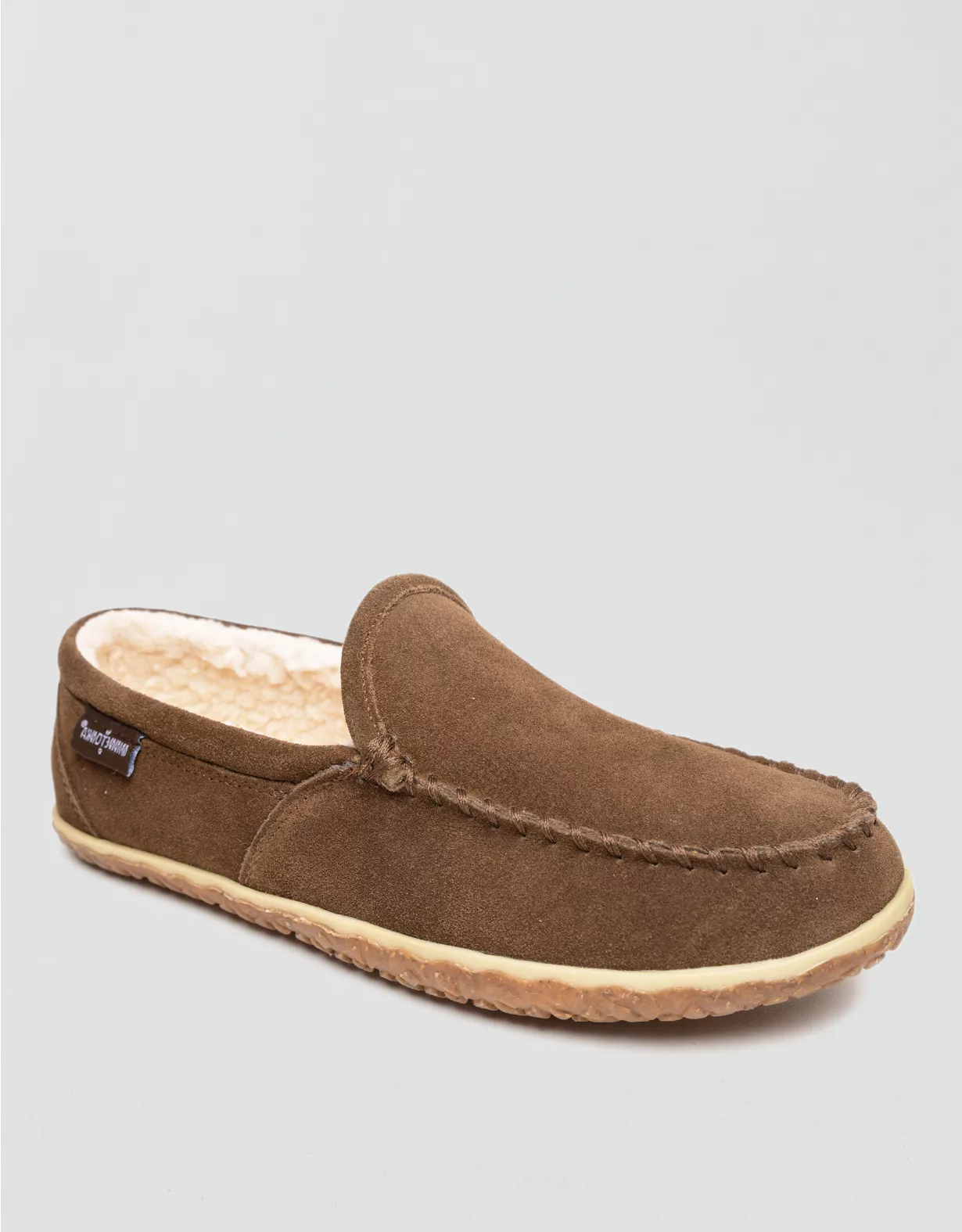 Minnetonka Tilden Slipper Brown 1 Minnetonka Tilden Slipper Brown