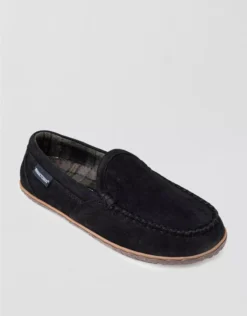 Minnetonka Tilden Slipper Black