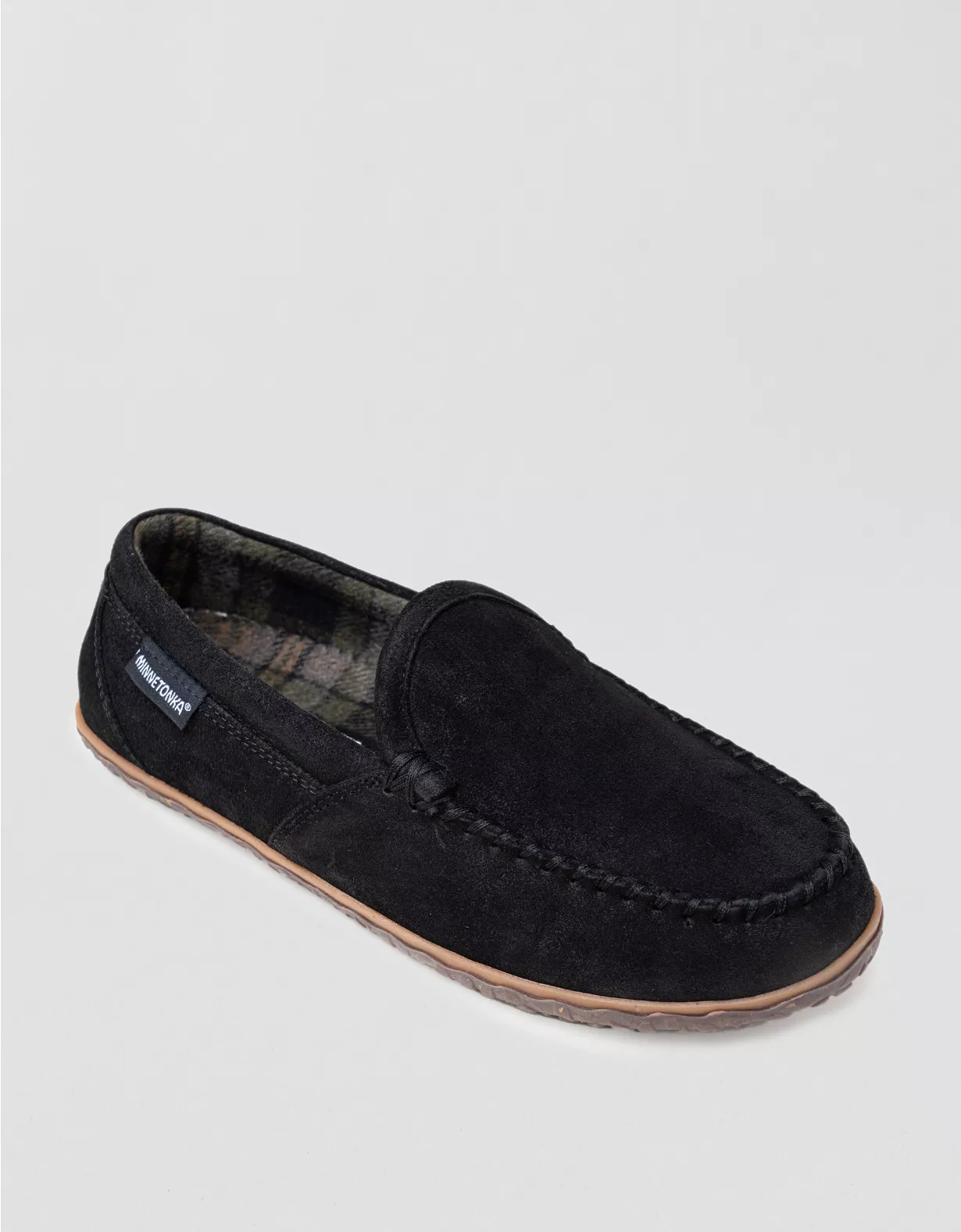 Minnetonka Tilden Slipper Black 1 Minnetonka Tilden Slipper Black
