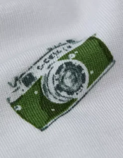 AEO Men's Cameras 4.5" Ultra Soft Boxer Brief White -American Eagle Fashion 7237 0108 100 d1