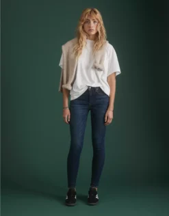 AE77 Premium High-Waisted Jegging Dark Wash