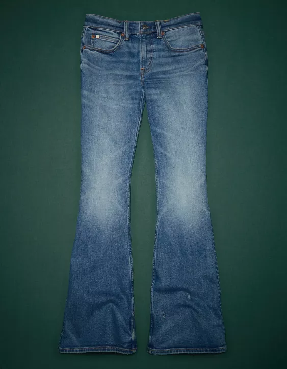 AE77 Premium Low-Rise Flare Jean 3 AE77 Premium Low-Rise Flare Jean - Image 3