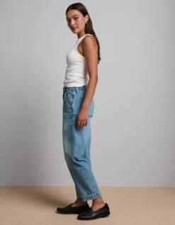 AE77 Premium Barrel Jean Light Wash 12 AE77 Premium Barrel Jean Light Wash -American Eagle Fashion 7302 4423 915 os