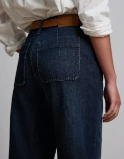 AE77 Premium Barrel Jean Indigo -American Eagle Fashion 7302 4424 532 d2