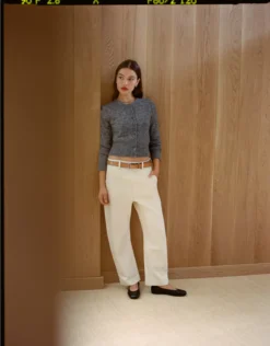 AE77 Premium Barrel Jean Natural