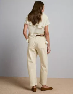 AE77 Premium Barrel Jean Natural -American Eagle Fashion 7302 4443 109 ob