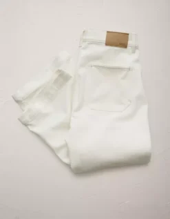 AE77 Premium Bootcut Crop Jean White -American Eagle Fashion 7302 4585 100 b
