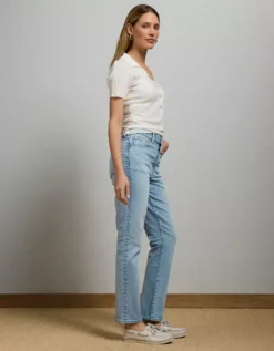 AE77 Premium Cigarette Jean Light Wash -American Eagle Fashion 7302 4588 915 os