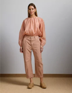 AE77 Premium Barrel Pant Terracotta