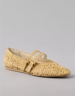 Dolce Vita Baylee Sunflower Ballet Flats Natural