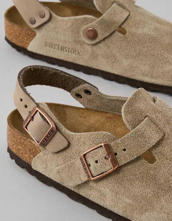 Birkenstock Tokio Slip-On Clog Taupe 3 Birkenstock Tokio Slip-On Clog Taupe - Image 3