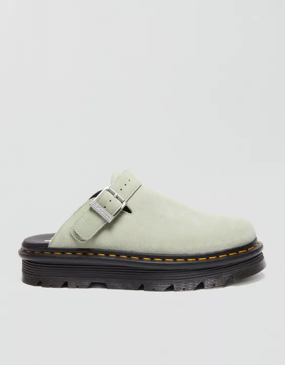 Dr. Martens Zebzag Suede Slingback Mule Mist Green 3 Dr. Martens Zebzag Suede Slingback Mule Mist Green - Image 3