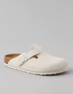 Birkenstock Women's Boston Soft Footbed Clog White