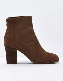 BC Footwear Puzzled Ankle Bootie Taupe