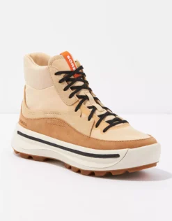 Sorel Women's ONA 503 Mid High-Top Sneaker Tan