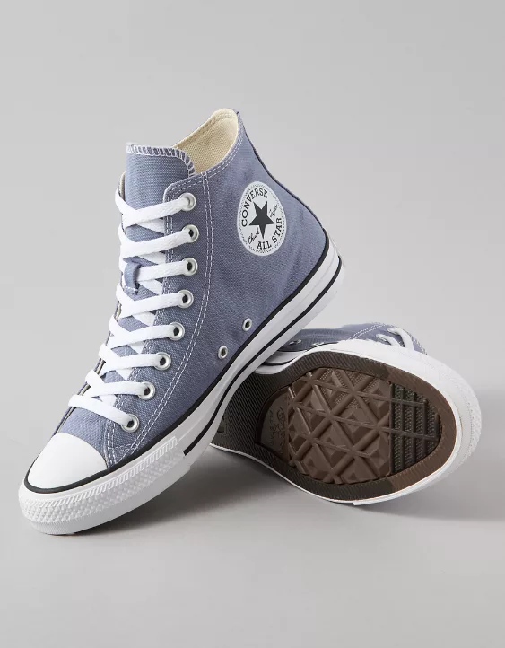 Converse Chuck Taylor All Star High-Top Sneaker Soft Blue 4 Converse Chuck Taylor All Star High-Top Sneaker Soft Blue - Image 4