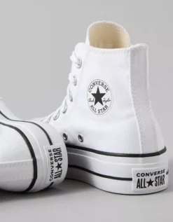 Converse Chuck Taylor All Star Platform Lift High-Top Sneaker White -American Eagle Fashion 7412 6839 100 d2