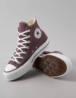Converse Chuck Taylor All Star Platform Lift High-Top Sneaker Plum -American Eagle Fashion 7412 6839 954 d1