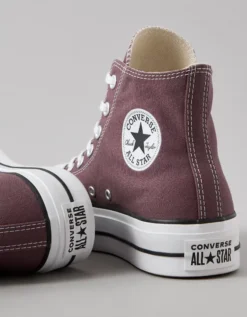 Converse Chuck Taylor All Star Platform Lift High-Top Sneaker Plum -American Eagle Fashion 7412 6839 954 d2