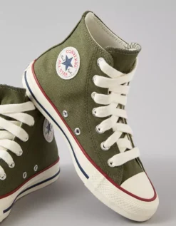 Converse Chuck Taylor All Star Luxe Sport High-Top Sneaker Olive -American Eagle Fashion 7412 6850 309 d2