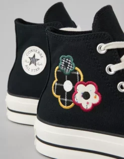 Converse Chuck Taylor All Star Platform Lift High-Top Sneaker Black -American Eagle Fashion 7412 7060 001 d3