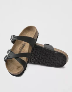 Birkenstock Women's Franca Soft Footbed Sandal Black -American Eagle Fashion 7413 5041 001 d1