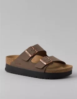 Birkenstock Arizona Platform Sandal Brown