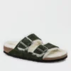 Birkenstock Women's Arizona Shearling Sandal Deep Forest