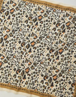 Maison Lecomte Large Léo Camel Pareo Scarf Beige -American Eagle Fashion 7452 3124 676 d1