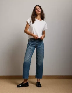 AE77 Premium Vintage Jean Medium Wash -American Eagle Fashion 7454 4820 936 d2