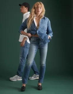 AE77 Premium Classic Jean Medium Destroy -American Eagle Fashion 7454 6425 826 d1