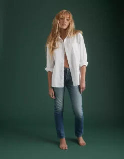 AE77 Premium Classic Jean Medium Destroy -American Eagle Fashion 7454 6425 826 os