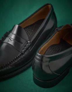 G.H. Bass Men's Larson Weejuns Loafer Black -American Eagle Fashion 7455 3089 001 d1