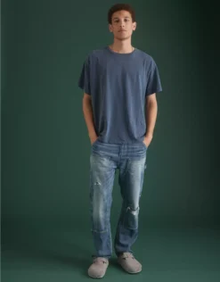 AE77 Premium Classic T-Shirt Navy