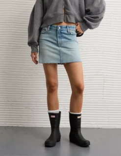 AE Perfect Skirt Ice Blue -American Eagle Fashion 8332 5327 404 l2